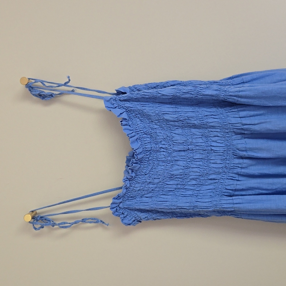 Mango Full Length Shired Top Tiered Maxi Dress